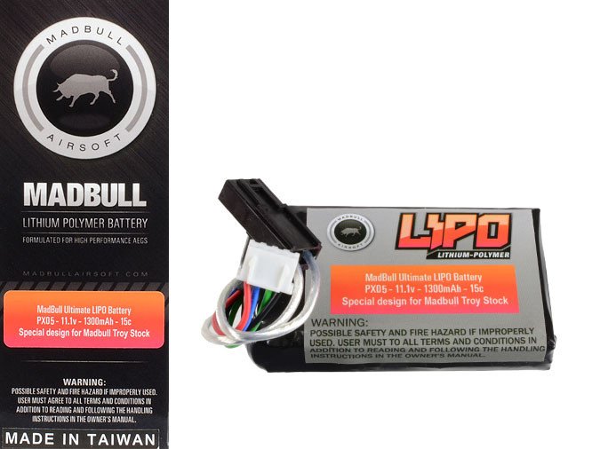 Ultimate PX-05 LIPO Battery 11.1V 1300mAh Stock-Fit CE certified