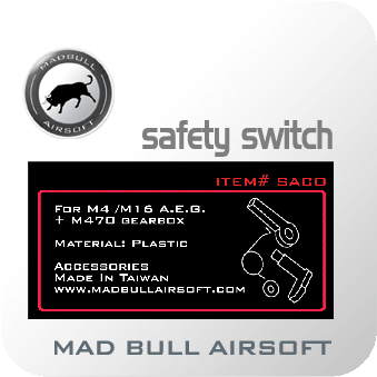 M4 / M16 Safety Switch w/ Spring & Screw for CA/ TM/ GG