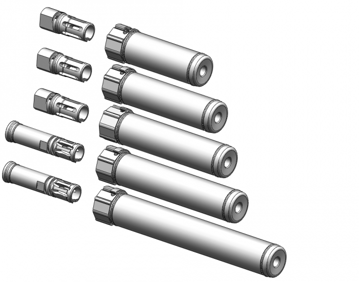 Surefire Airsoft suppressor FA762SS 9.8 Surefire Airsoft suppressor FA762SS 9.8