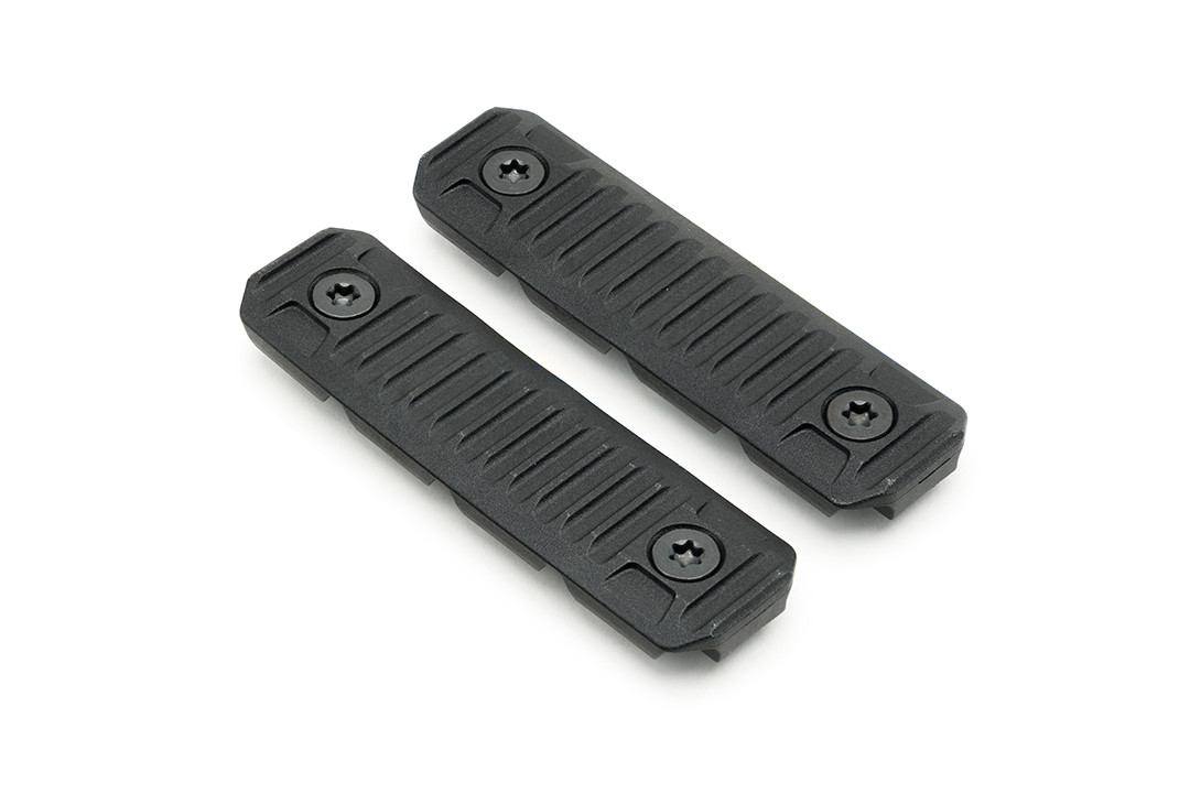 Strike AR Cable Management Rail Covers - Long in Black (2pcs/set)