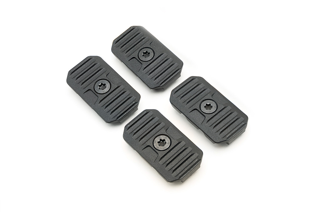 Strike AR Cable Management Rail Covers - Short in Black (4pcs/set)