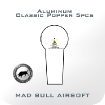 Classic Aluminum Poppers 5 pcs