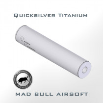 Quicksilver Toy Silencer and Aluminum Tube (Matte Silver)