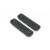 Strike AR Cable Management Rail Covers - Long in Black (2pcs/set)