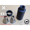 Noveske KX3 ADJUSTABLE AMPLIFIER FLASH HIDER (Limited Silver)