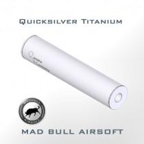 Quicksilver Toy Silencer and Aluminum Tube (Shiny Silver)